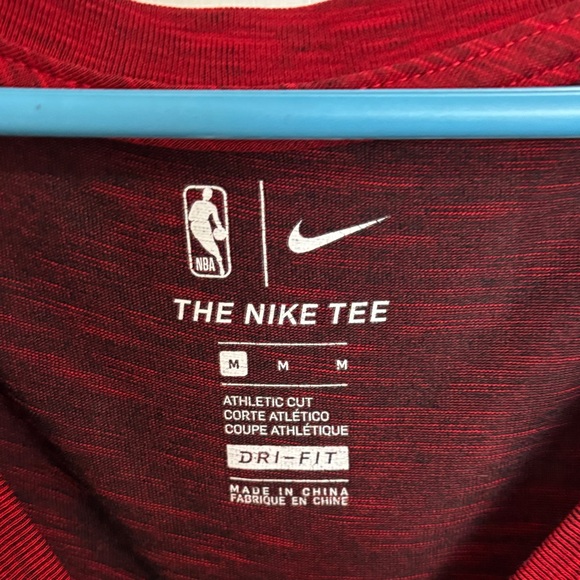 Nike Red Portland Trail Blazers V-Neck Tee - Picture 3 of 7